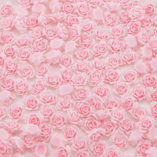 FS4051- 8mm Glowing Pink Flower Charms