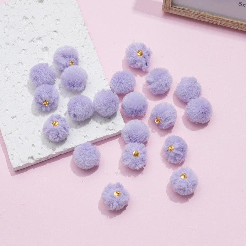 FS1364- 16Mm Plush Charms Furry Pendants