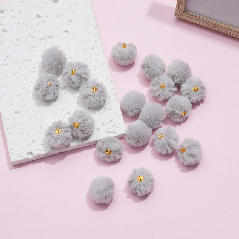 FS1364- 16Mm Plush Charms Furry Pendants