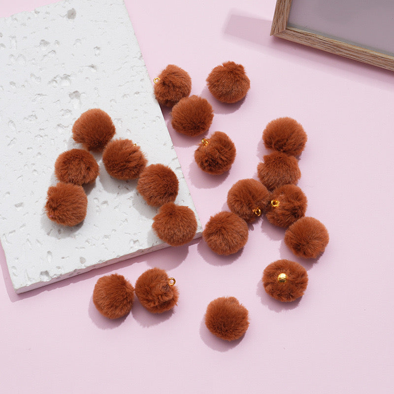 FS1364- 16Mm Plush Charms Furry Pendants
