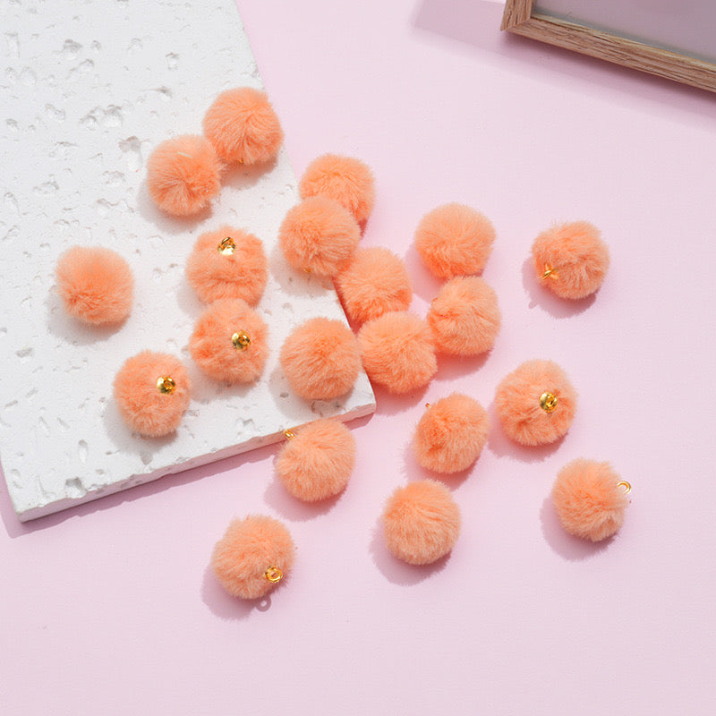 FS1364- 16Mm Plush Charms Furry Pendants