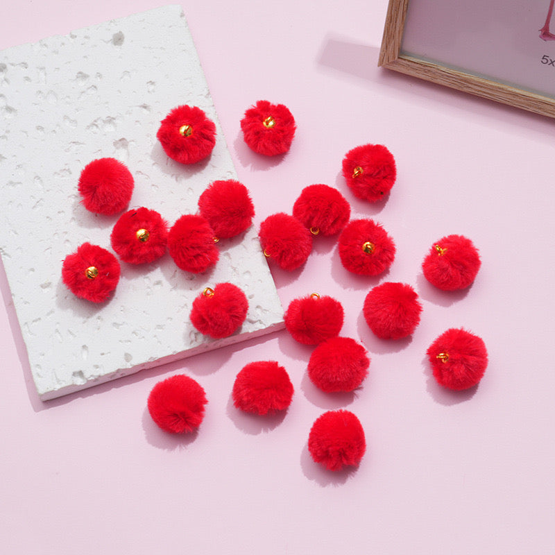 FS1364- 16Mm Plush Charms Furry Pendants