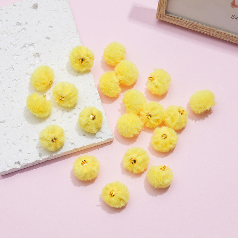 FS1364- 16Mm Plush Charms Furry Pendants