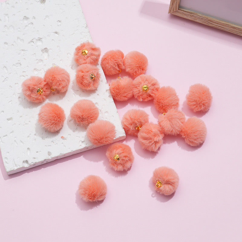 FS1364- 16Mm Plush Charms Furry Pendants