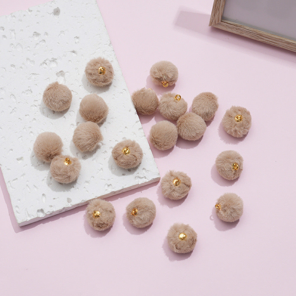 FS1364- 16Mm Plush Charms Furry Pendants