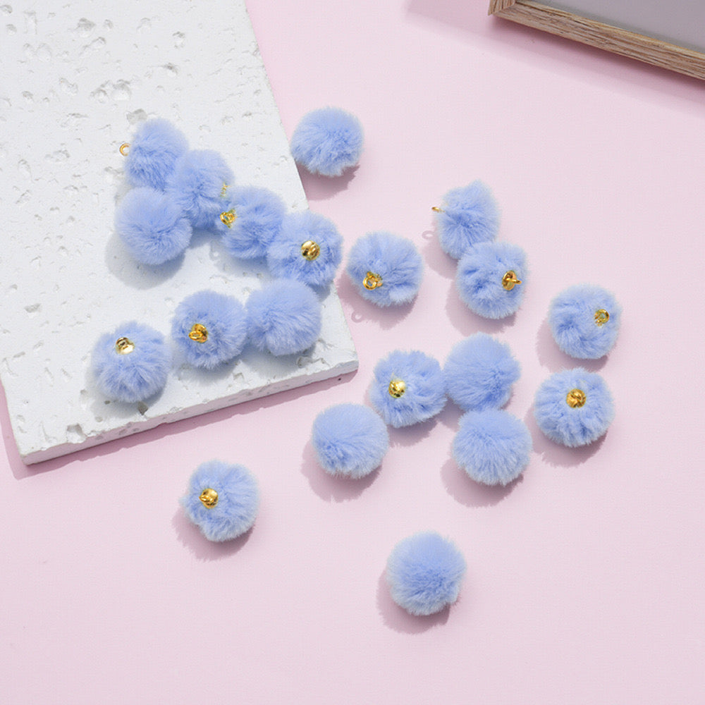 FS1364- 16Mm Plush Charms Furry Pendants