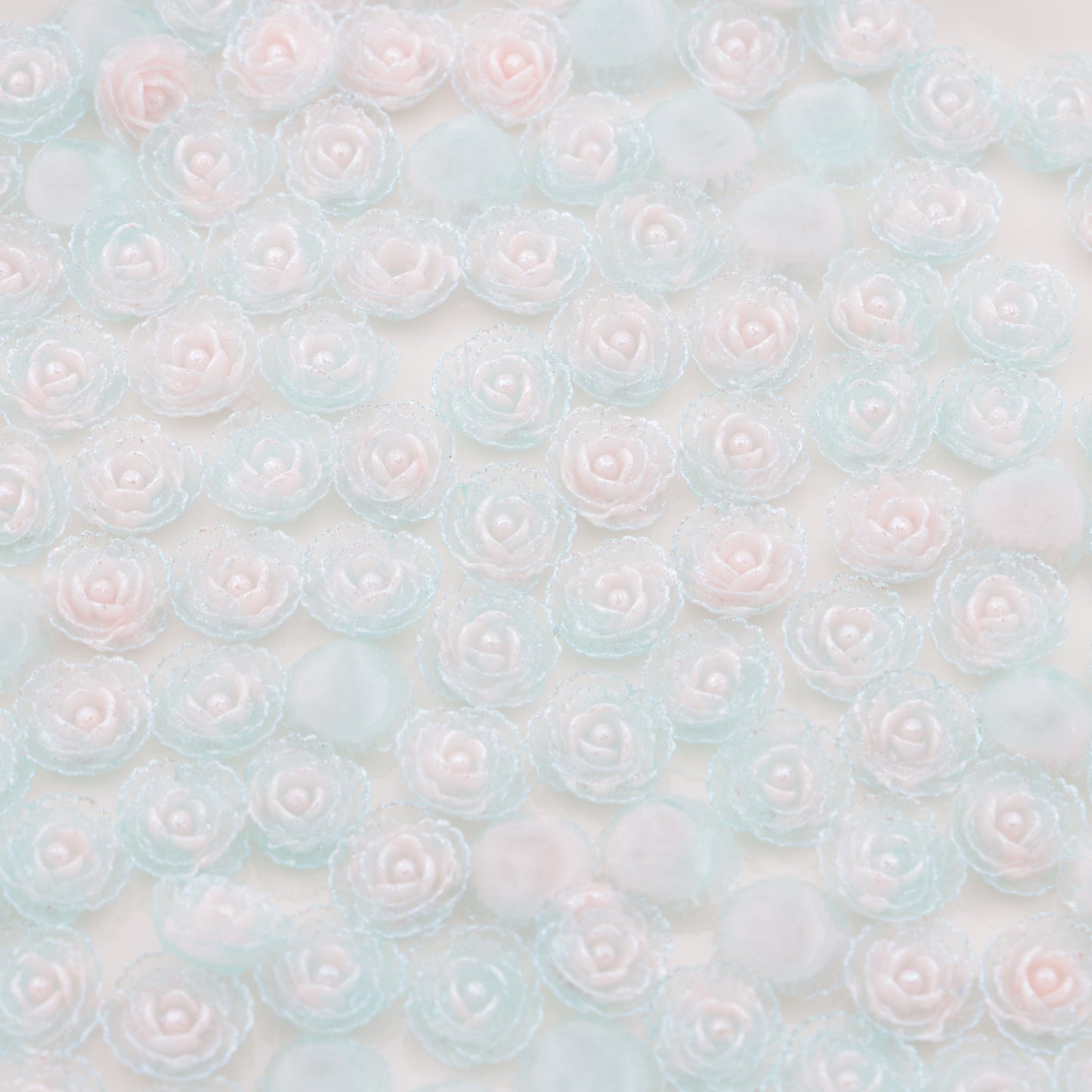FS5468- 9mm Flower Charms Small Flower Patches Luminous Glow-in-the-Dark