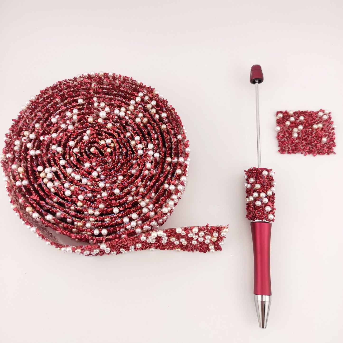FS1636-2.7cm Width Diamonds with Pearl Pen Wraps