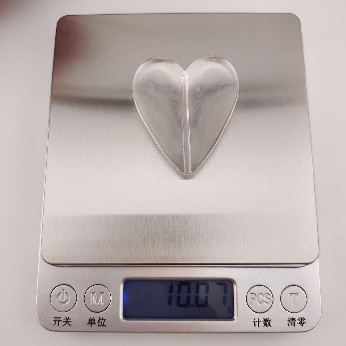 FS0624- 45MM Big Heart Plate Base Beads 9MM Thickness Fit For Beadable Pens