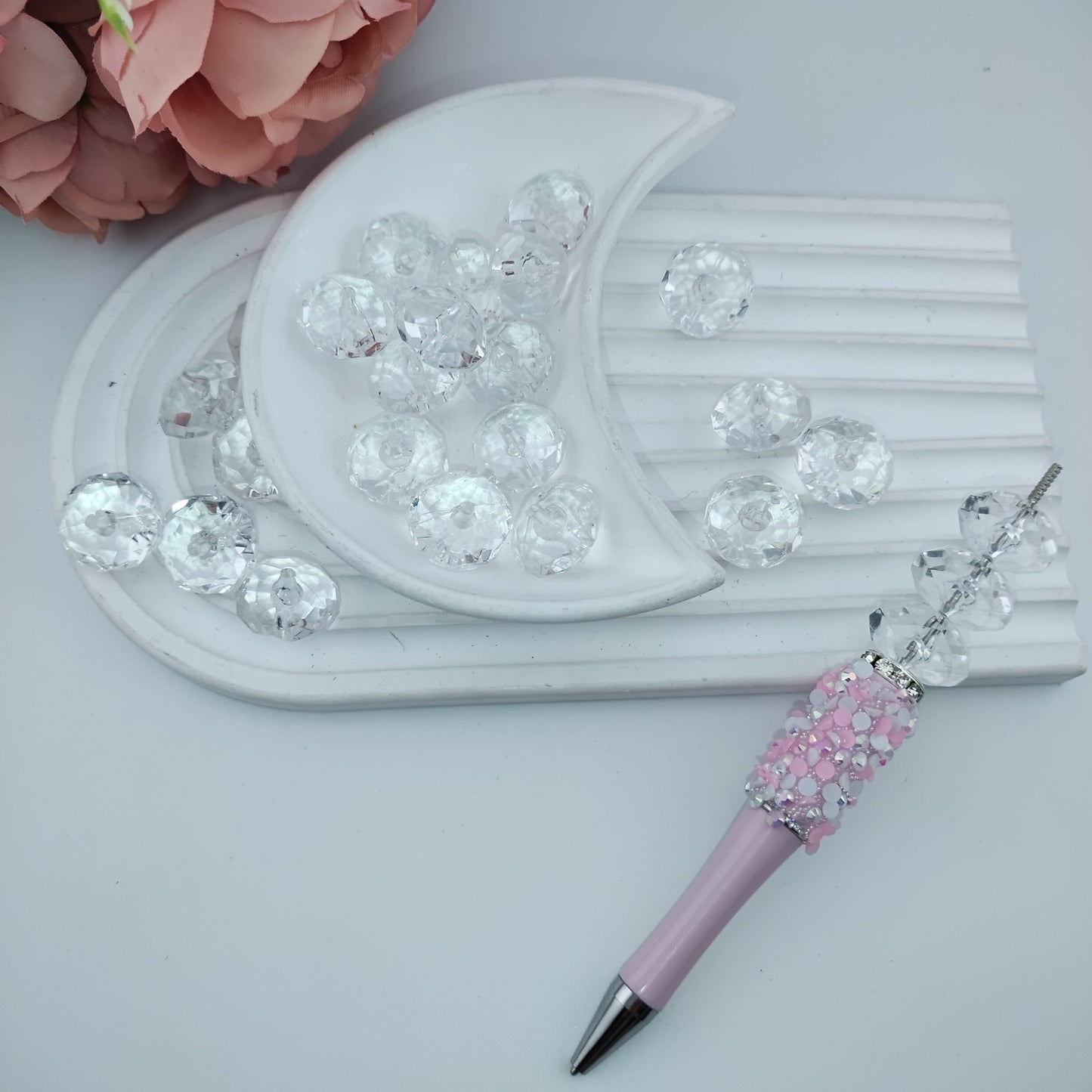 FS0612- 18MM Octagonal Base Beads 12MM Thickness Fit Pens