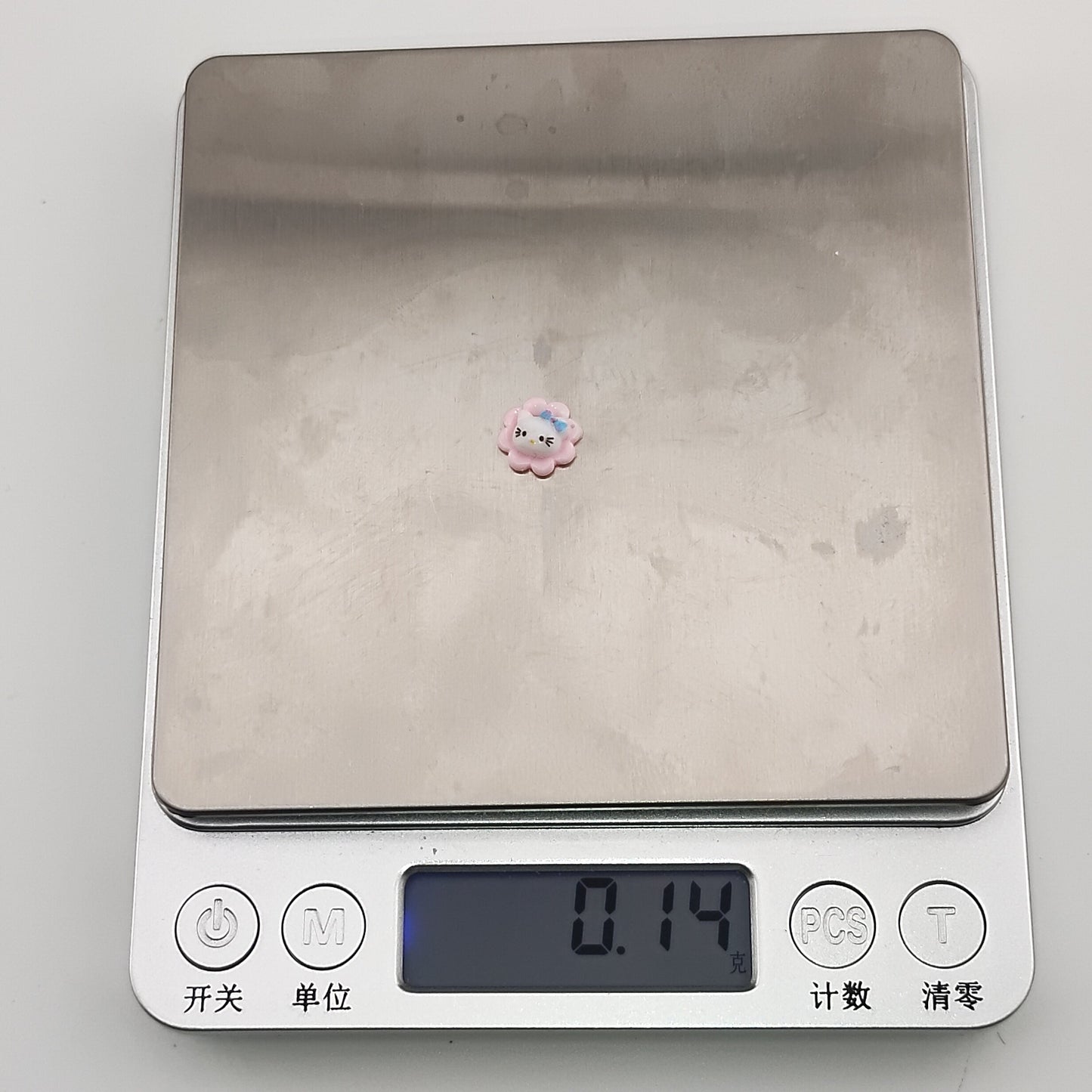 FS1045- 10MM Pink Flower HK Resin Nail Charms For Making Fancy Pen Or Fancy Pen Or Fancy Beads