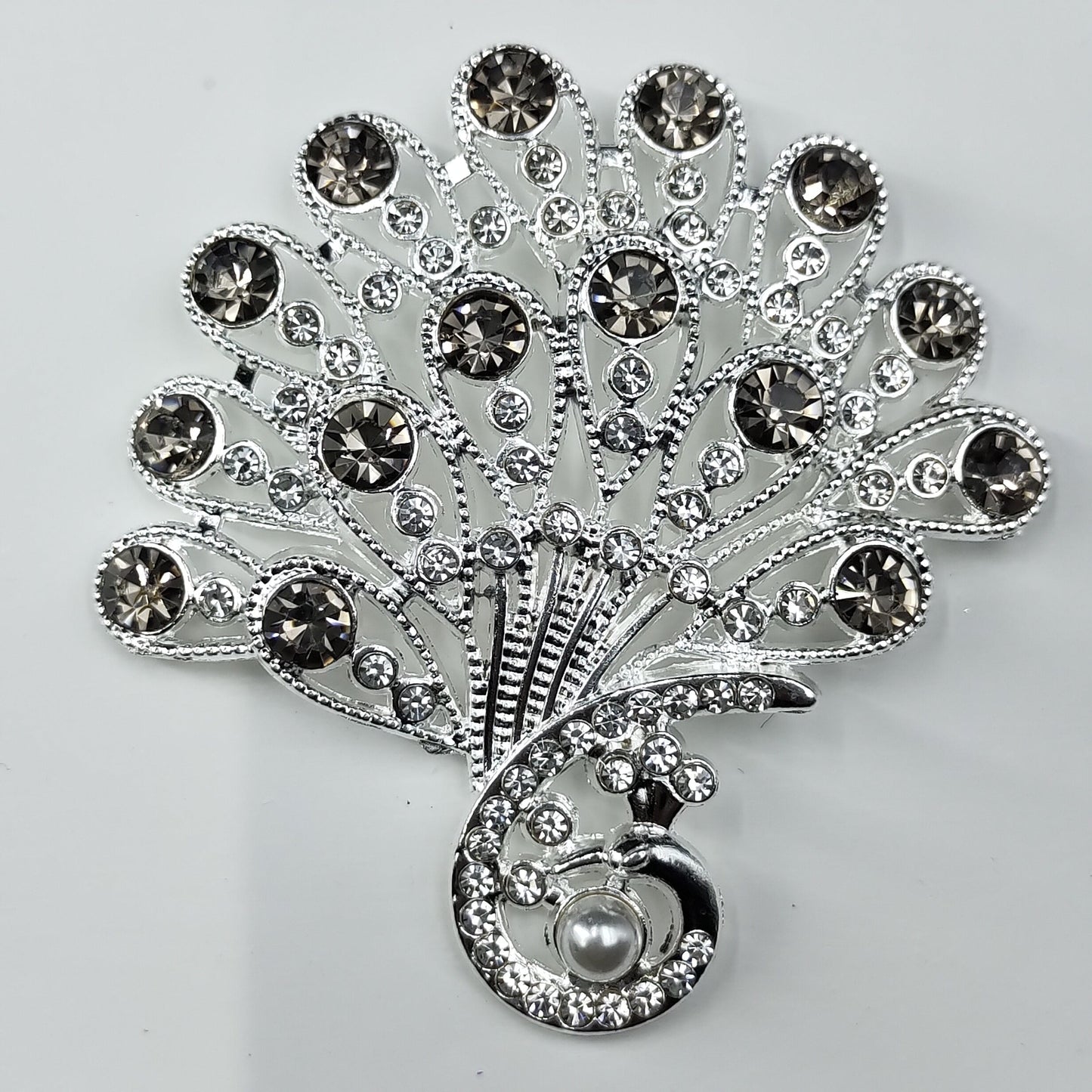 FS0903- Peacock Diamond Charm For MaKing Fancy Beads