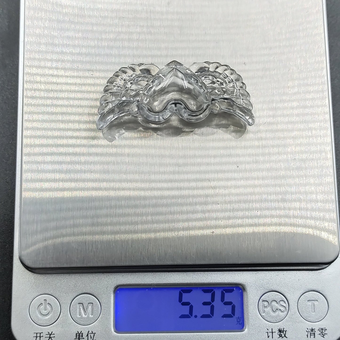 FS0869-50MM Transparent Love Wings Swinging Joy