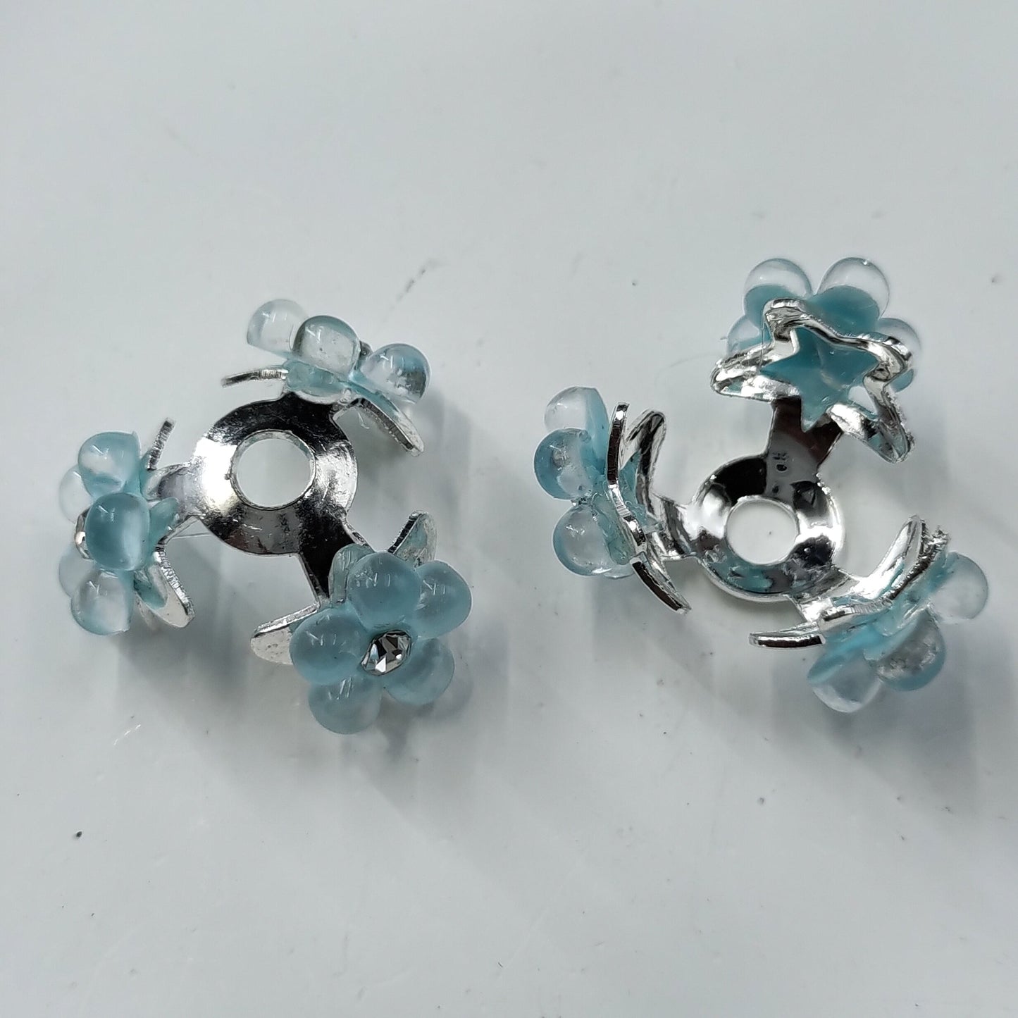 FS0308- 23MM Mixed Color Flower Spacer For Beads