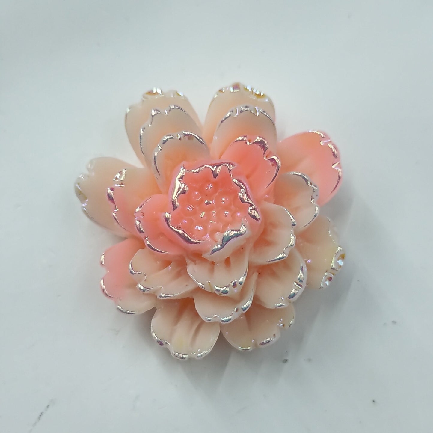 FS0309- 24MM Plastic Flower Charms Accessories For Making Fancy Beads