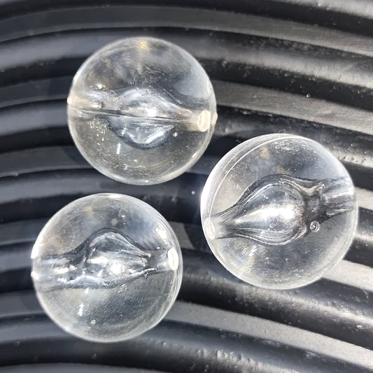FS0833-22MM Clear Round Based Beads Fit For Beadable Pens