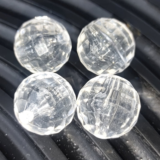 FS0829-16MM Disco Clear Disco Based Beads Fit For Beadable Pens