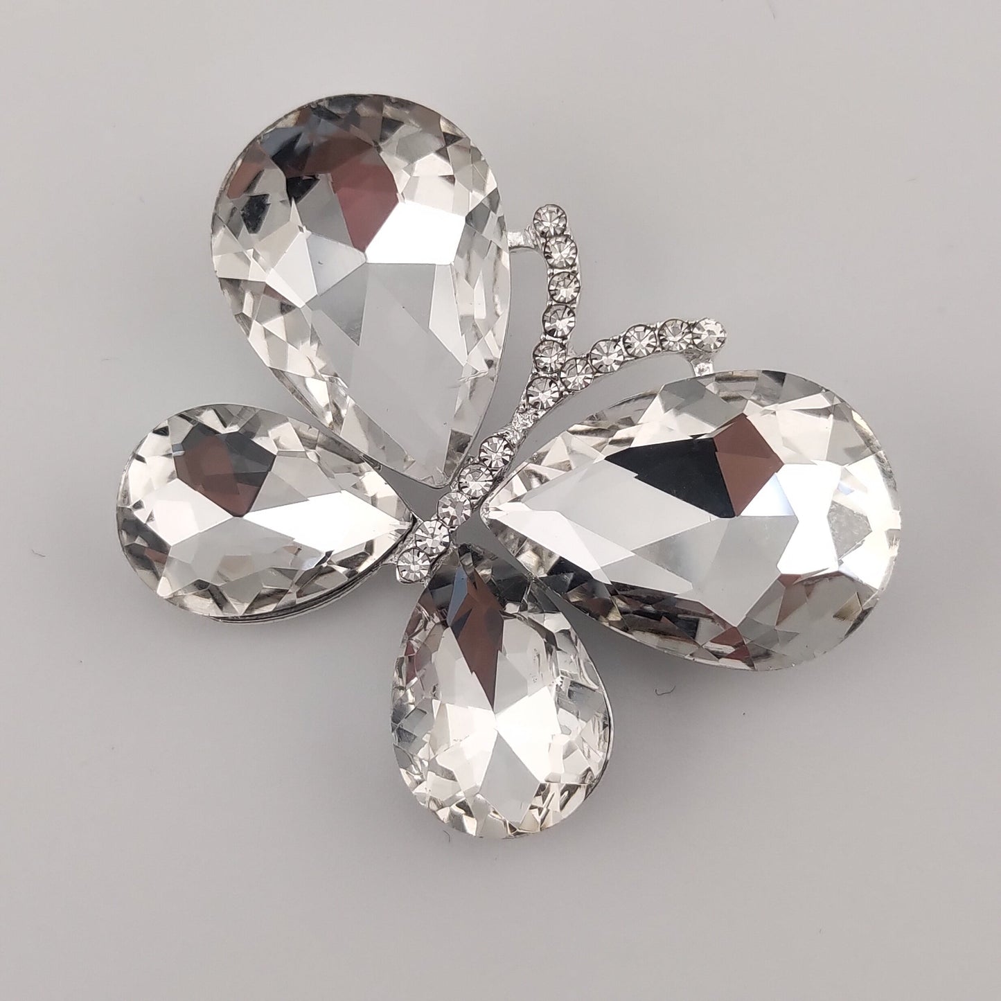 FS0302- 34MM Diamond Butterfly Charms Accessories For Making Fancy Beads