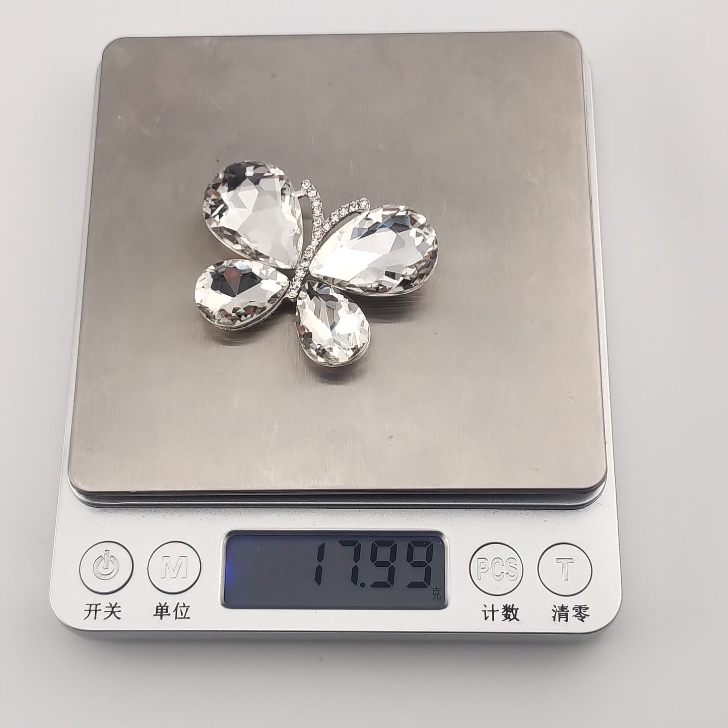 FS0302- 34MM Diamond Butterfly Charms Accessories For Making Fancy Beads
