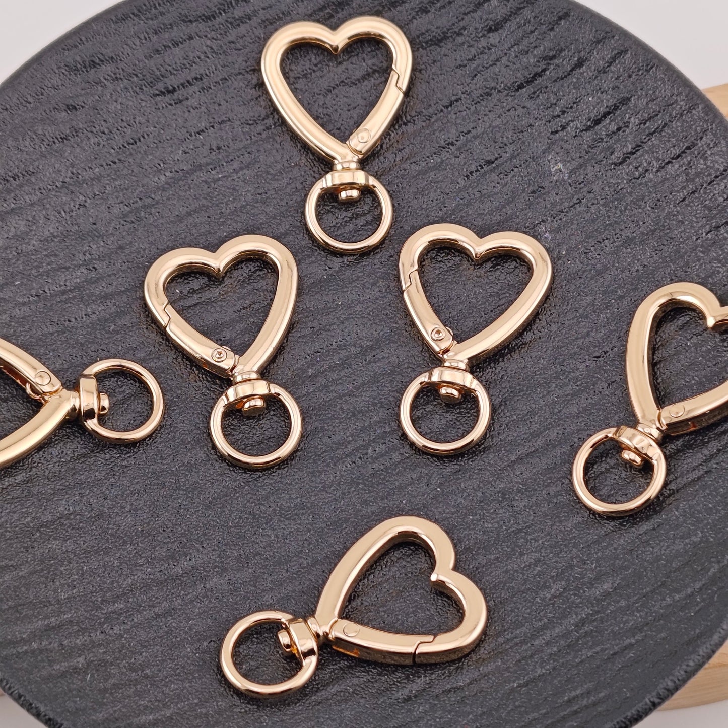 FS1560-41*26mm Heart Keychain Ring