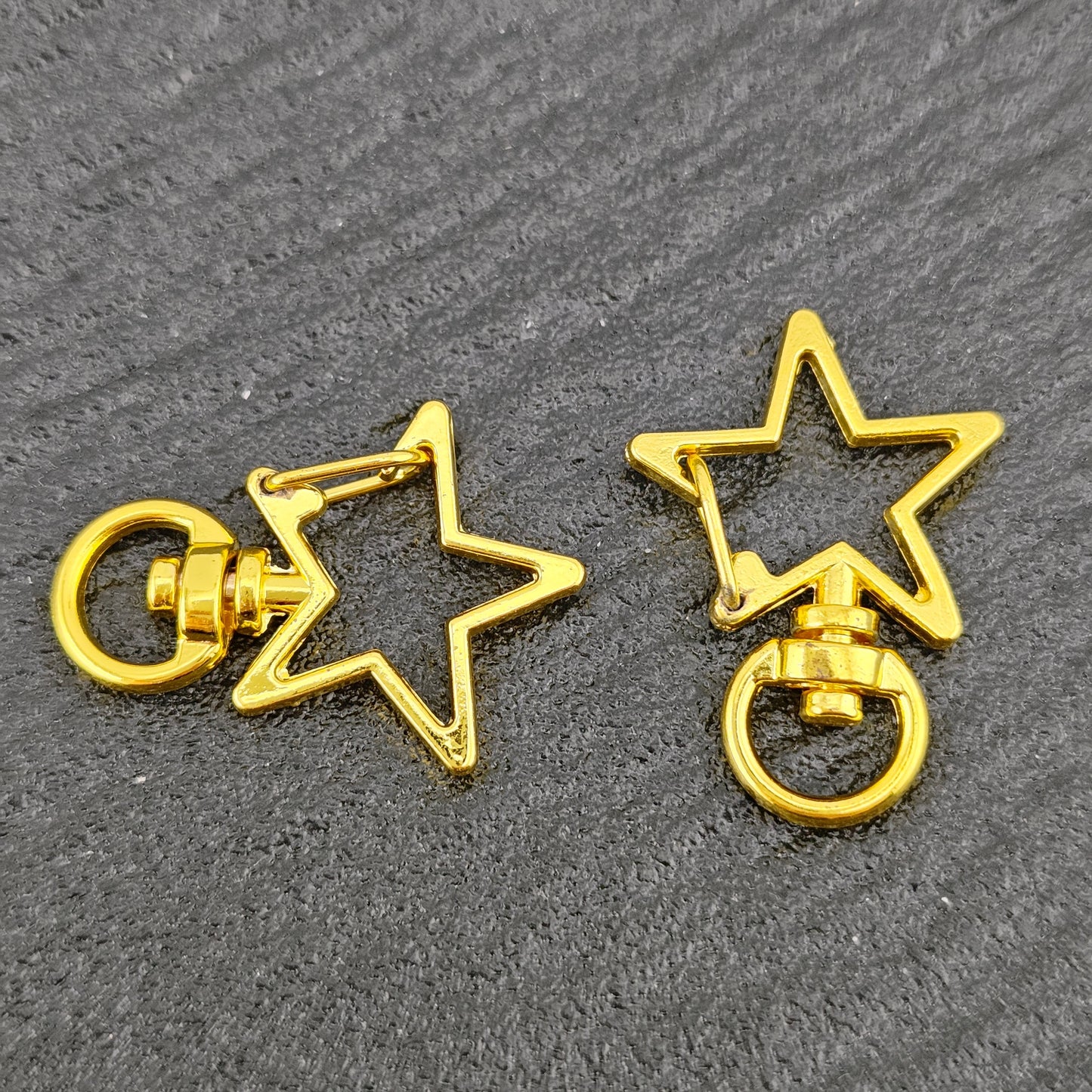 FS1572- 34*24mm Star Keychain Ring For Making KeyChain