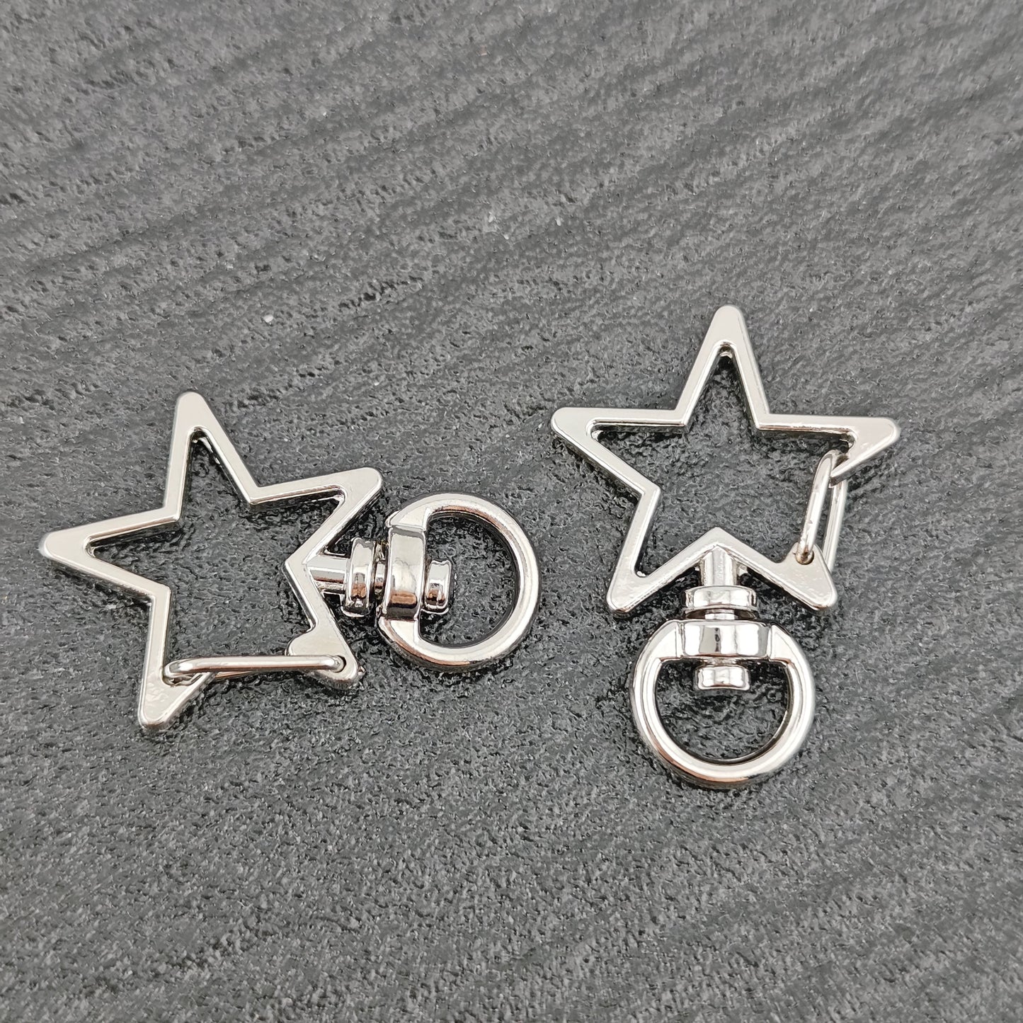 FS1572- 34*24mm Star Keychain Ring For Making KeyChain