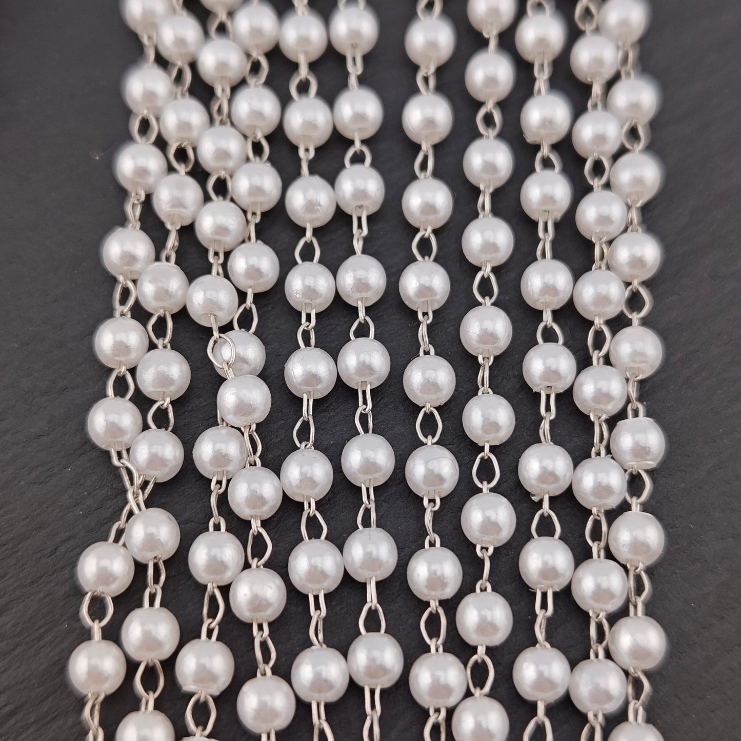FS2087- 5 Meter 4mm 6mm 8mm Pearl Chain FS2087 FS2088 FS2089