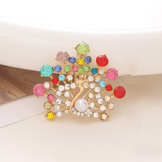 FS4827- 46Mm X 113Mm Peacock Alloy Charms Alloy Patches