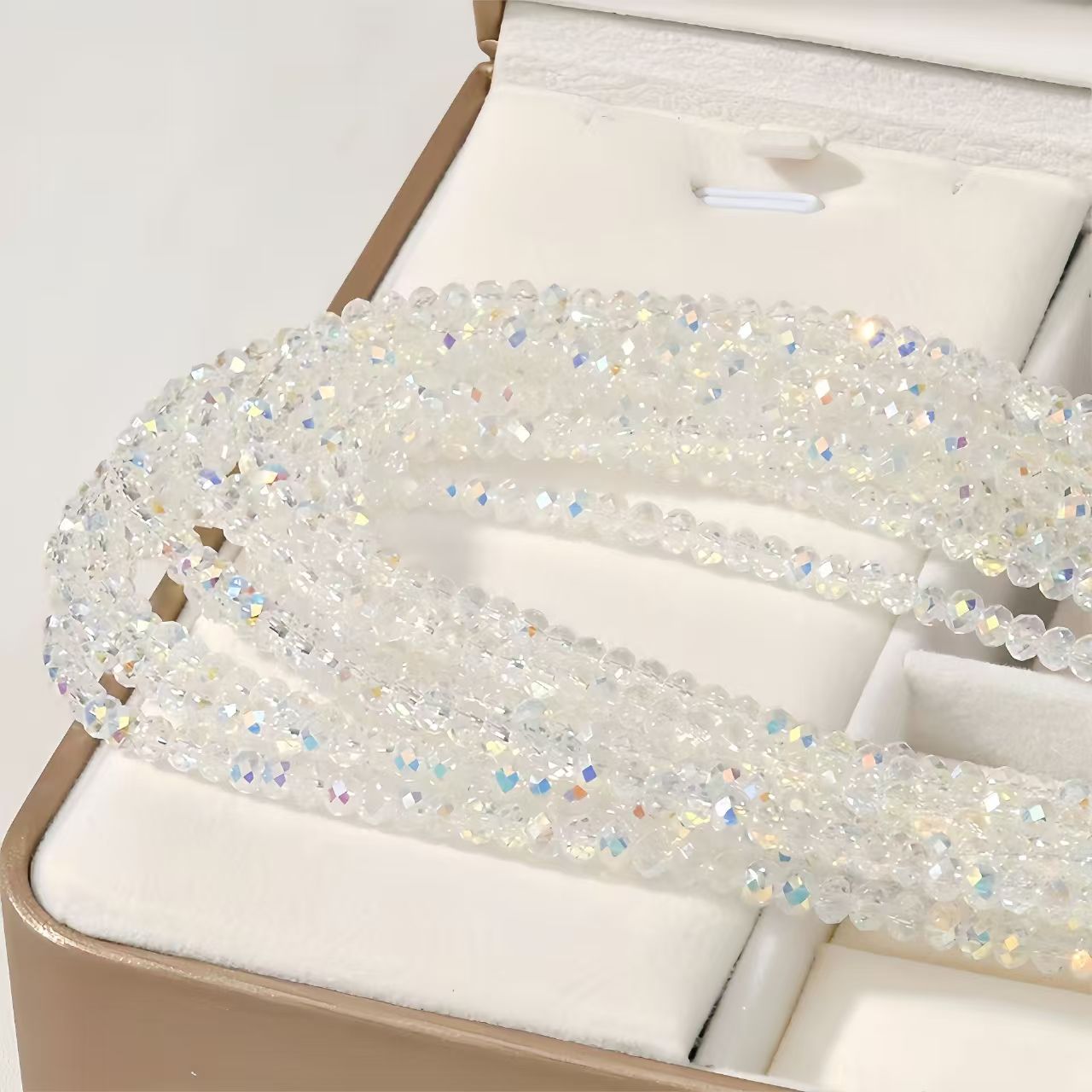 FS3850- 3mm Ab Glass Beads Colored-Plated Glass Beads