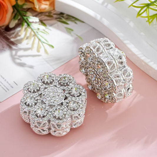 FS5388- 41mm 8 Petal Round Flower Metal Beads 8-Petal Round Flower Metal Beads Fit For Pen