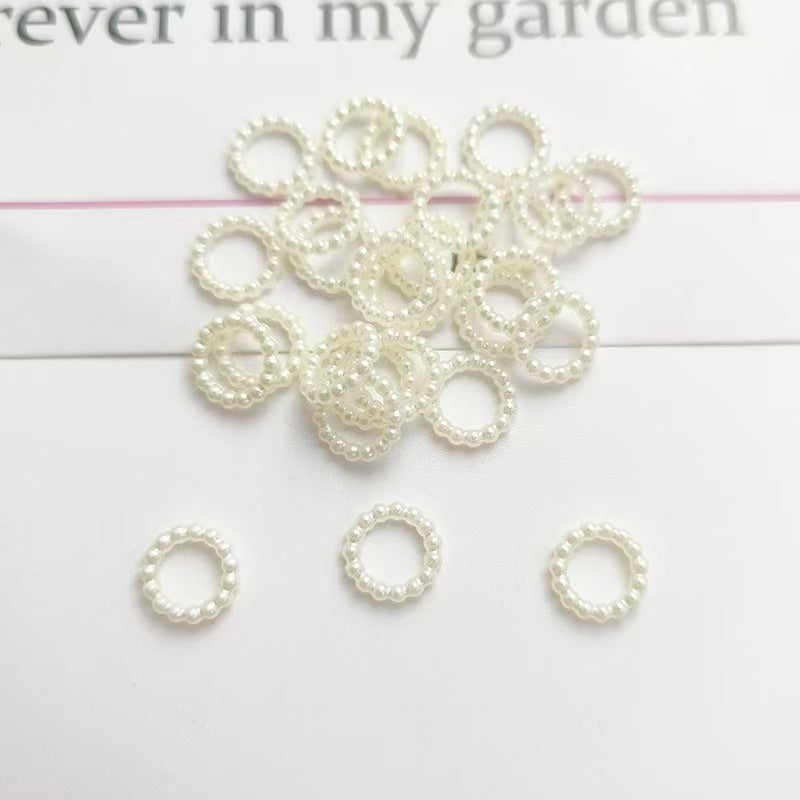FS2200- 10mm Round Pearl Ring, Round Pearl Circle