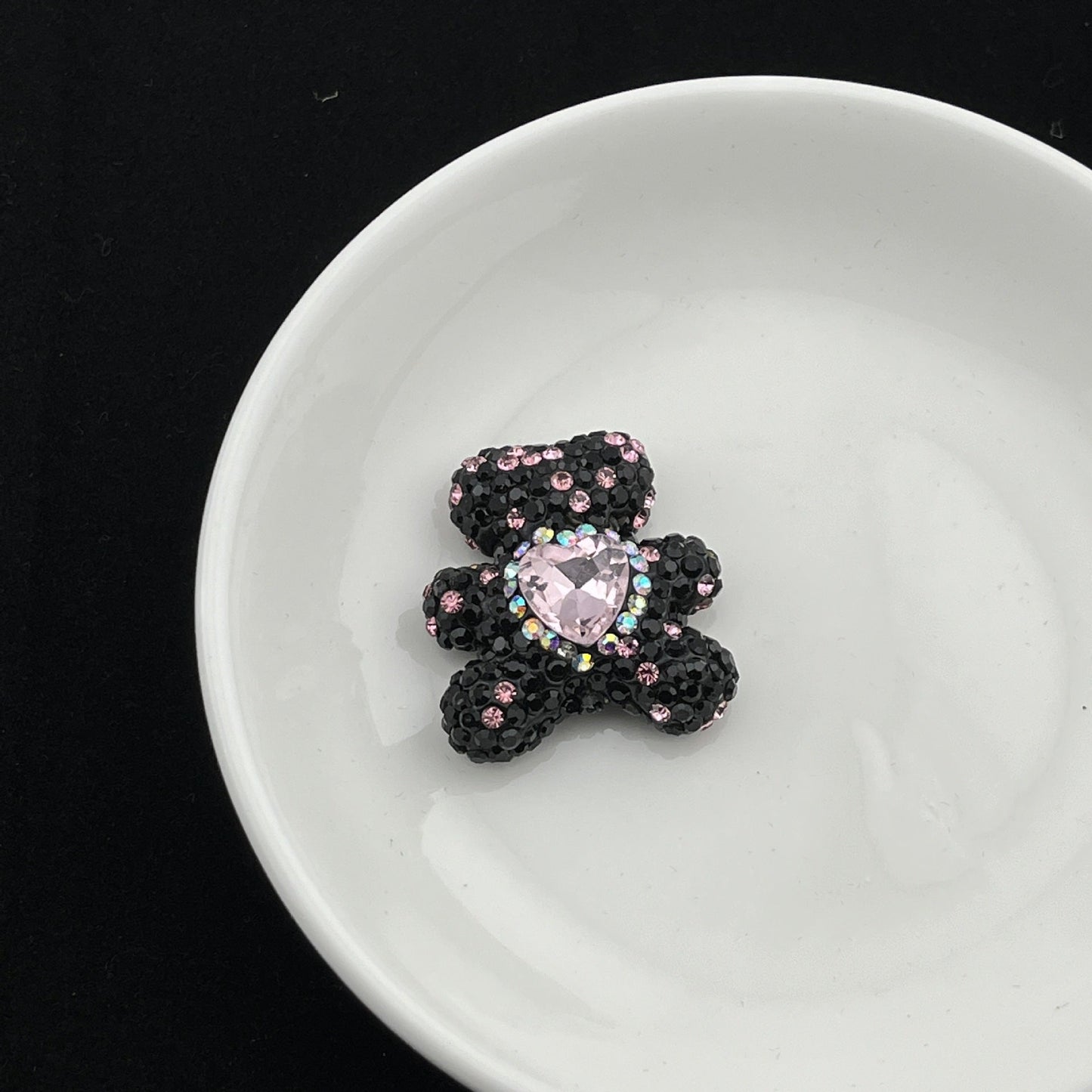 FS3992-2.8*3cm Sparkling Bear Clay Beads Fit For Beadable Pens