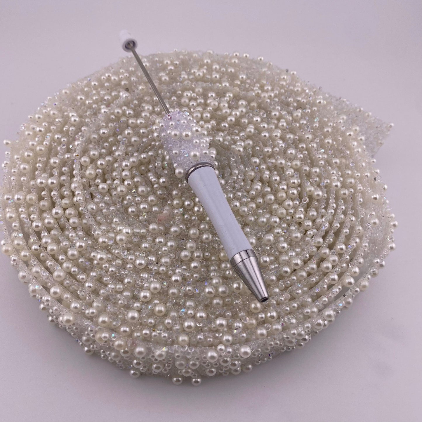 FS1636-2.7cm Width Diamonds with Pearl Pen Wraps