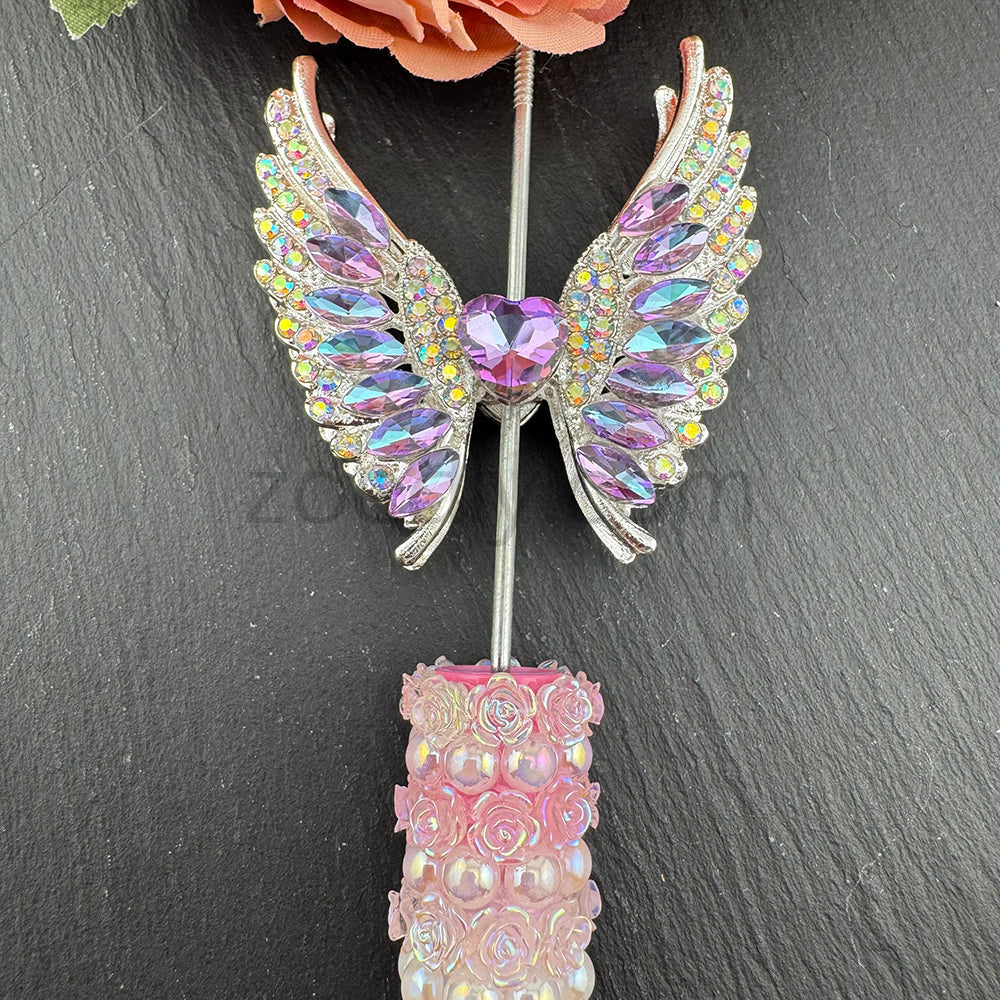 FS4694-45*20mm Angle Wings Alloy Beads