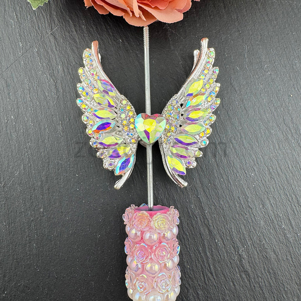 FS4694-45*20mm Angle Wings Alloy Beads
