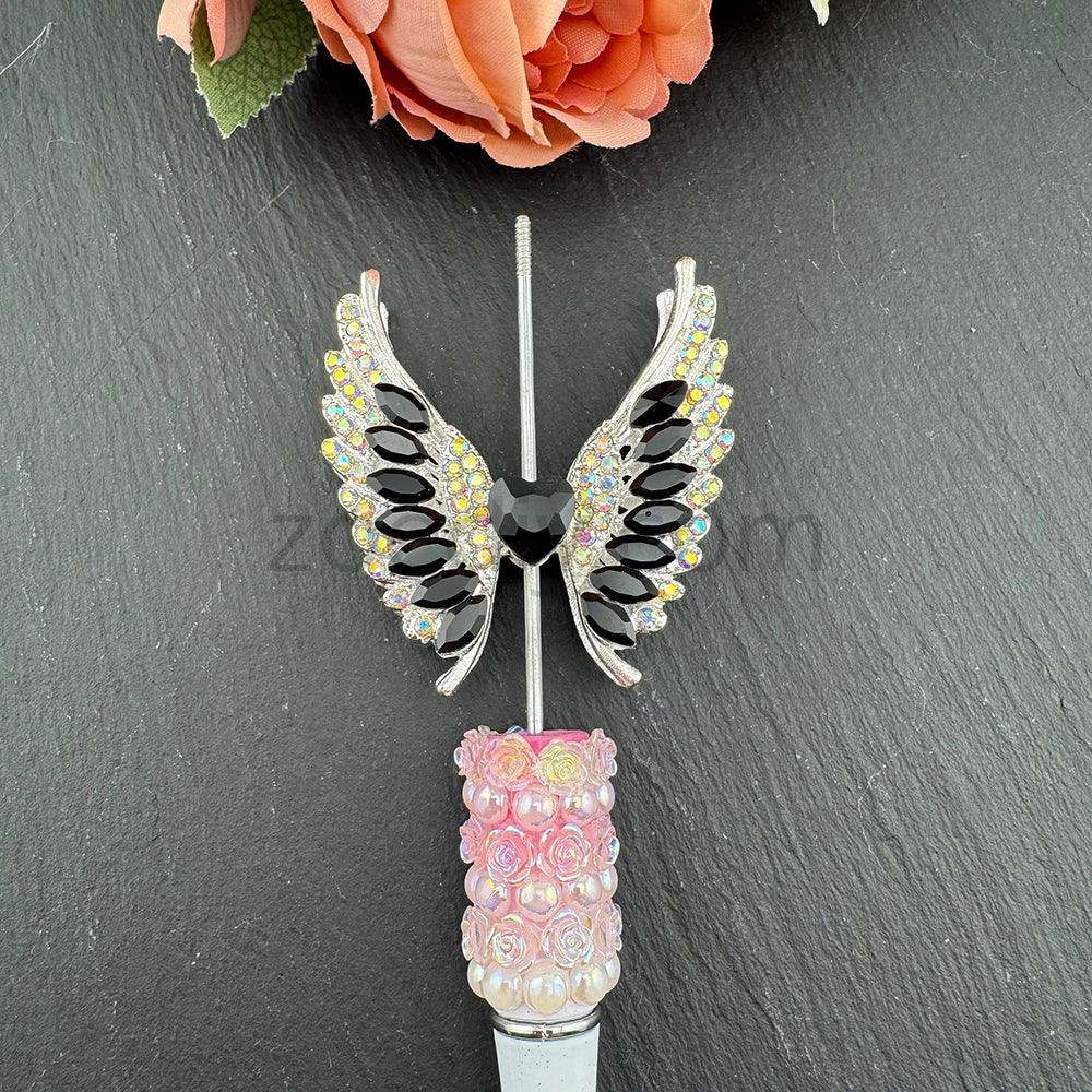FS4694-45*20mm Angle Wings Alloy Beads