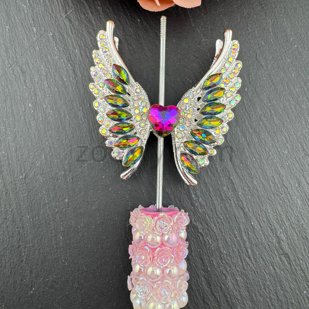 FS4694-45*20mm Angle Wings Alloy Beads