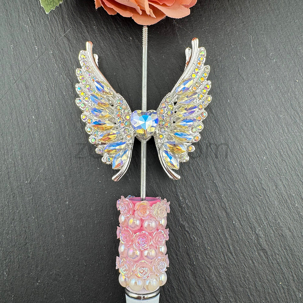 FS4694-45*20mm Angle Wings Alloy Beads