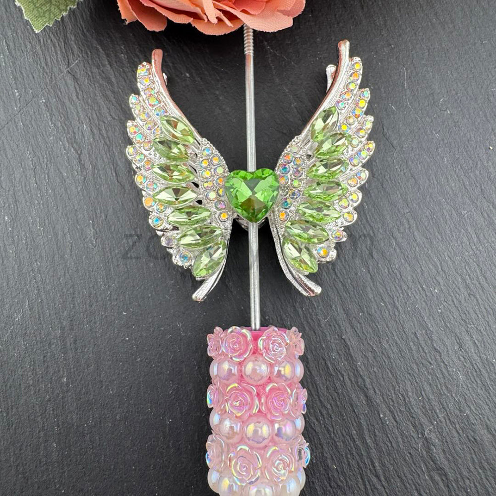 FS4694-45*20mm Angle Wings Alloy Beads