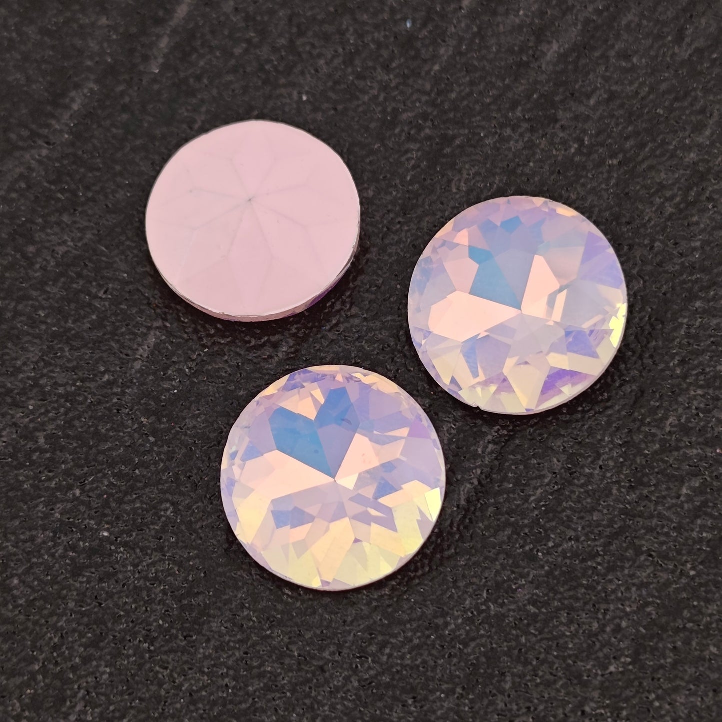 FS1610- 14mm Pointed Bottom Round Crystal Diamonds For Making fancy Beads