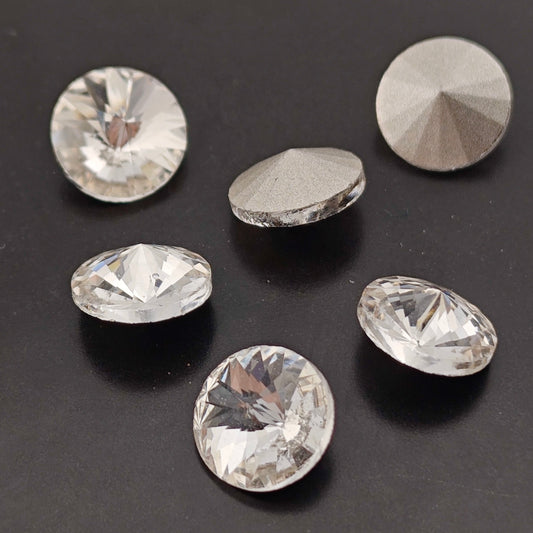 6mm 8mm 10mm White Sharp bottomed Crystal Diamonds FS2234 FS2236 FS2843