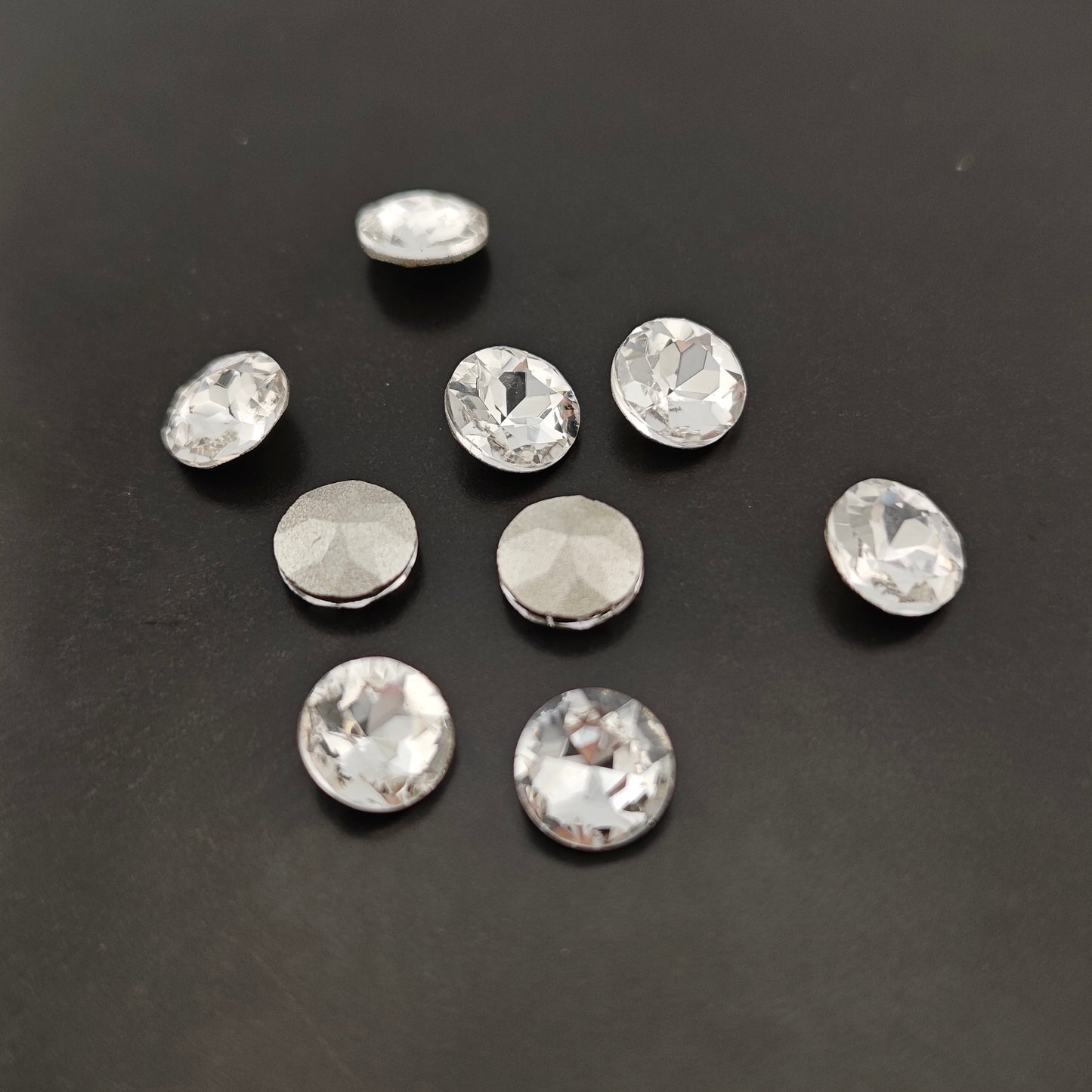 6mm 8mm 10mm White Sharp bottomed Crystal Diamonds FS2234 FS2236 FS2843