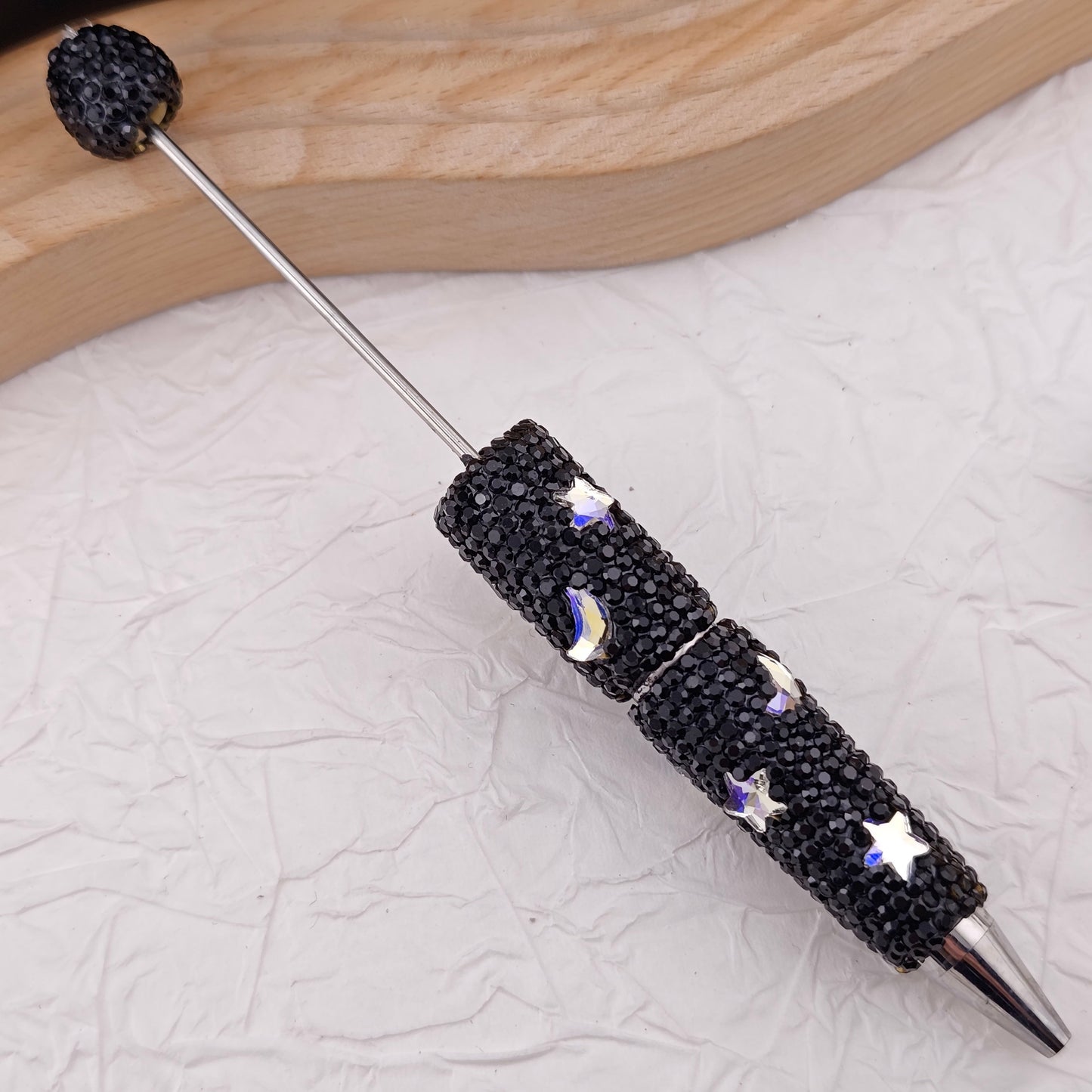 FS2878- Crystal Star and Moon Full Diamonds Fancy Pens