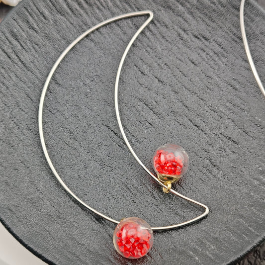 FS1993- 100mm Silver Moon Car Hanger