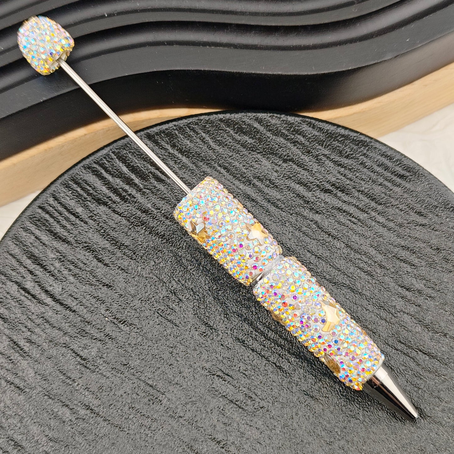 FS2878- Crystal Star and Moon Full Diamonds Fancy Pens