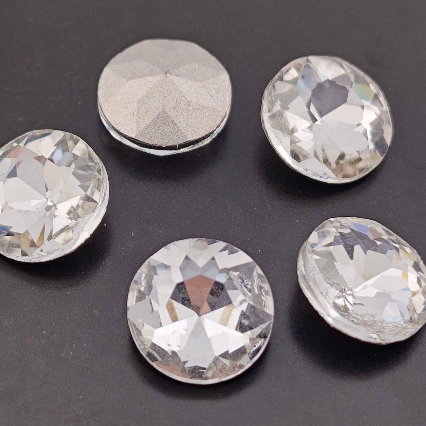 6mm 8mm 10mm White Sharp bottomed Crystal Diamonds FS2234 FS2236 FS2843