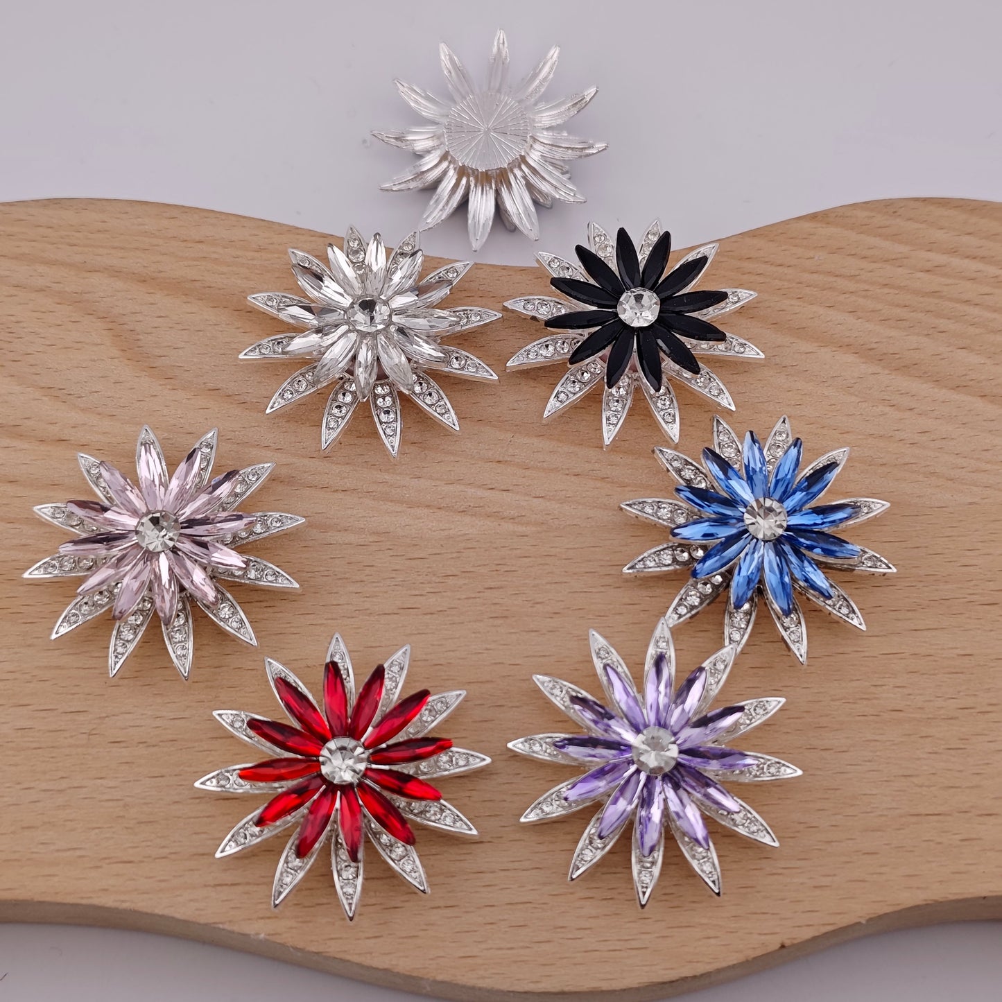 FS1519-40MM Diamond Sunflower With Sp Paster