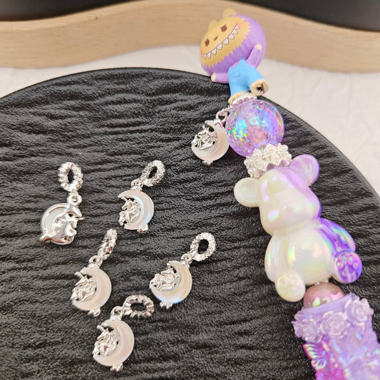 FS2854-Moon and Horse Spacers Charms