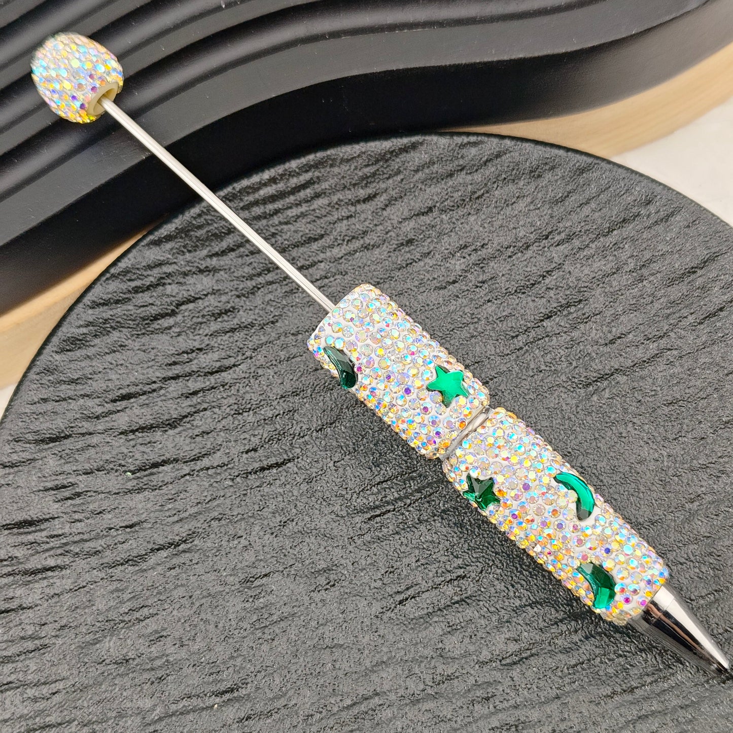 FS2878- Crystal Star and Moon Full Diamonds Fancy Pens