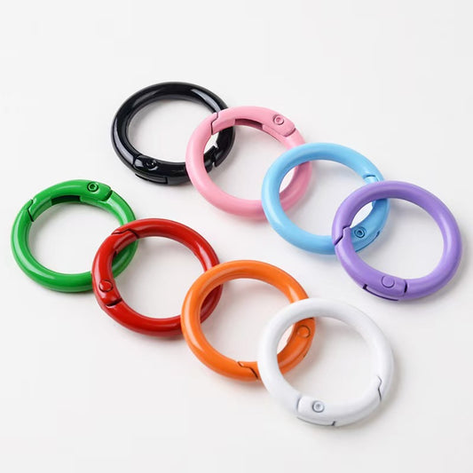 FS4676- 40Mm Mixed - Color Ring Key Ring